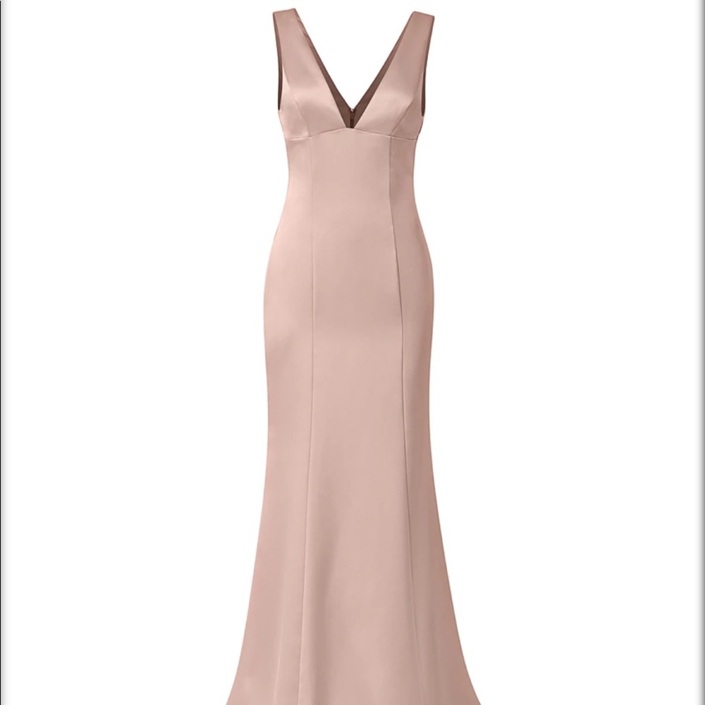 Amsale Rose Quartz “Leif” dress